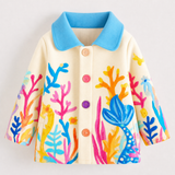 Lucky Sale-Children's jacket with an undersea world pattern