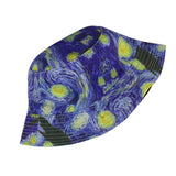 Starry Sky Oil Painting Reversible Bucket Hat