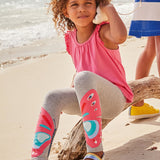 Butterfly Appliqu¡§| Leggings