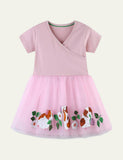 Girls' Embroidered Princess Dress