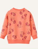 Children's Cute Unicorn Printed Long-Sleeved Top