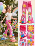 Lucky Sale-Children's colorful floral sun-print balloon pants