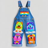 Lucky Sale-Cute Colorful Long-Haired Dog Overalls for Kids