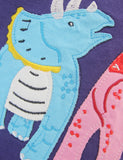 Lucky Sale-Dinosaur Animal Affixed Cloth Embroidered Hoodie