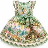 Lucky Sale-Children's Bookstore Angel Castle Mushroom Animal Garden Dress