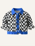 Leopard Print Casual Denim Coat