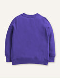 Lucky Sale-Astronaut Affixed Cloth Embroidered Pullover