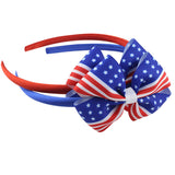 Independence Day Children's Bow Plastic Headband