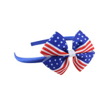 Independence Day Children's Bow Plastic Headband