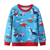 Dinosaur Print Long Sleeve Sweatshirt