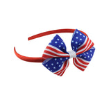 Independence Day Children's Bow Plastic Headband