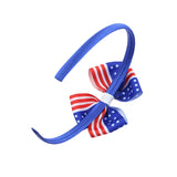 Independence Day Children's Bow Plastic Headband