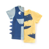 Dinosaur Printing and Dyeing Children's Short Sleeve Summer