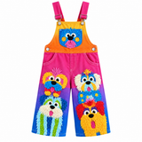Lucky Sale-Children's Colorful Cartoon four dogs Overalls