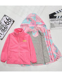 Spring and Autumn Kids' Overcoat Removable Fleece-lined Thickened