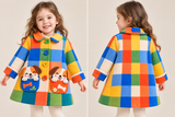 Lucky Sale-Cute plaid dog coat for kids