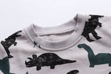 Dinosaur Printed Sweater