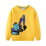 Embroidered Patch Sweatshirt