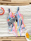 Zebra Children's Swimsuit
