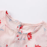 Girl's Printed Short Sleeve Dress