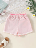 Multi-Color Optional-Girls' Denim Shorts