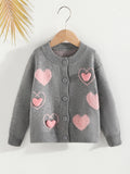 Girls' Color Knitted Sweater Tutu Skirt Two-Piece Set