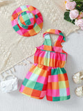 Multi-Color Optional-Color Jumpsuit + Hat