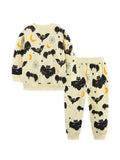 Halloween Bat Printing Suit