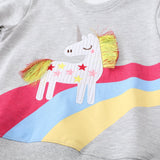 Unicorn Appliqu¡§| Sweater