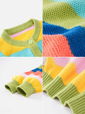 Rainbow Striped Coat
