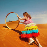 Girls' Color Cake Dress