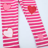 Heart Printing Children's Casual Trousers