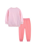 Puppy Embroidered Sweatshirt Suit