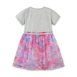 Girls' Animal Patch Short Sleeve Dress