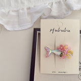 Flower Fishtail Children Barrettes