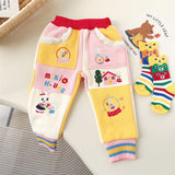 Cartoon Pattern Warm-Keeping Pants