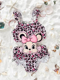 Cute Leopard Print Swimsuit