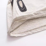 Car Embroidered Patch Long Sleeve Top