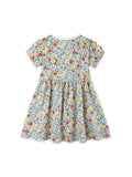 Children's Colorful Floral-Print Dress