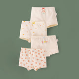 Girl Pure Cotton Cartoon Cute Boxer Briefs
