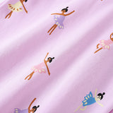 Dancing Girl Short Sleeve Shorts Suit
