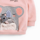 Kaola Appliqu¡§| Long-Sleeved Sweater