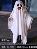 Halloween Children's Ghost Costume Grimace Cloak Parent-Child Dress Cloak