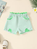 Multi-Color Optional-Girls' Denim Shorts
