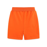 Boy Affixed Cloth Embroidered Floral Shorts