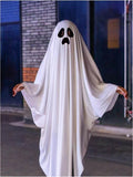Halloween Children's Ghost Costume Grimace Cloak Parent-Child Dress Cloak