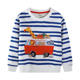 Printed Embroidered Sweatshirt