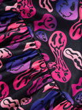 Halloween Long Sleeve Ghost Print Dress