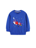 Halloween Cartoon Embroidered Sweatshirt