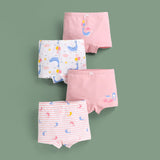 Girl Pure Cotton Cartoon Cute Boxer Briefs